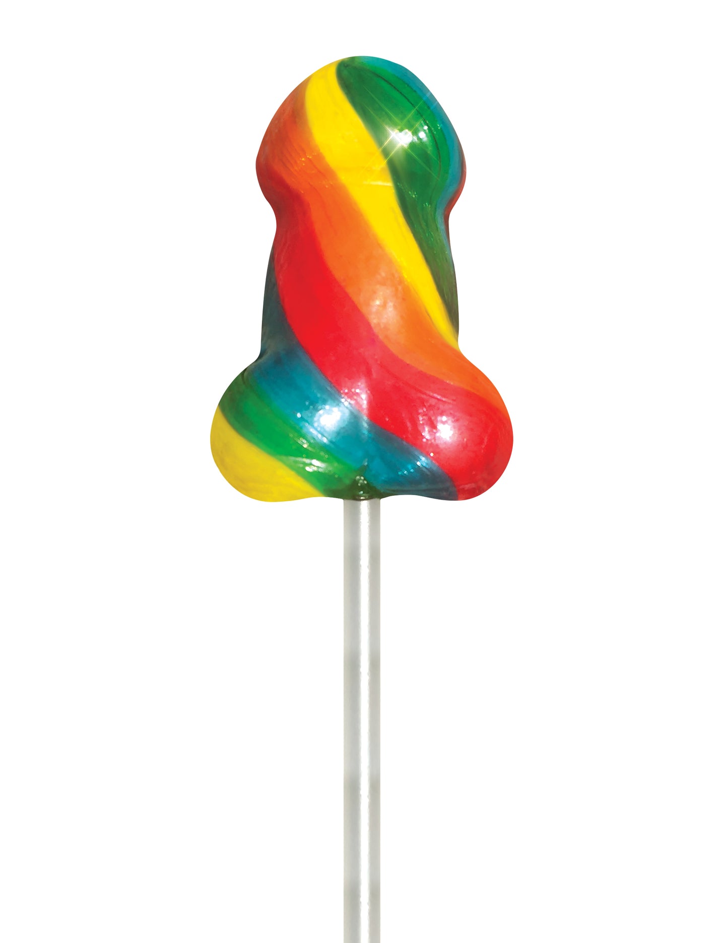 Rainbow Pecker Pops - 72 Count Fishbowl PD7431-99